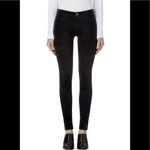 J. Brand 815 MID-RISE SUPER SKINNY IN VELVET
